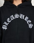 PLEASURES TOGETHER ZIP HOODIE Mens Apparel - Mens Apparel